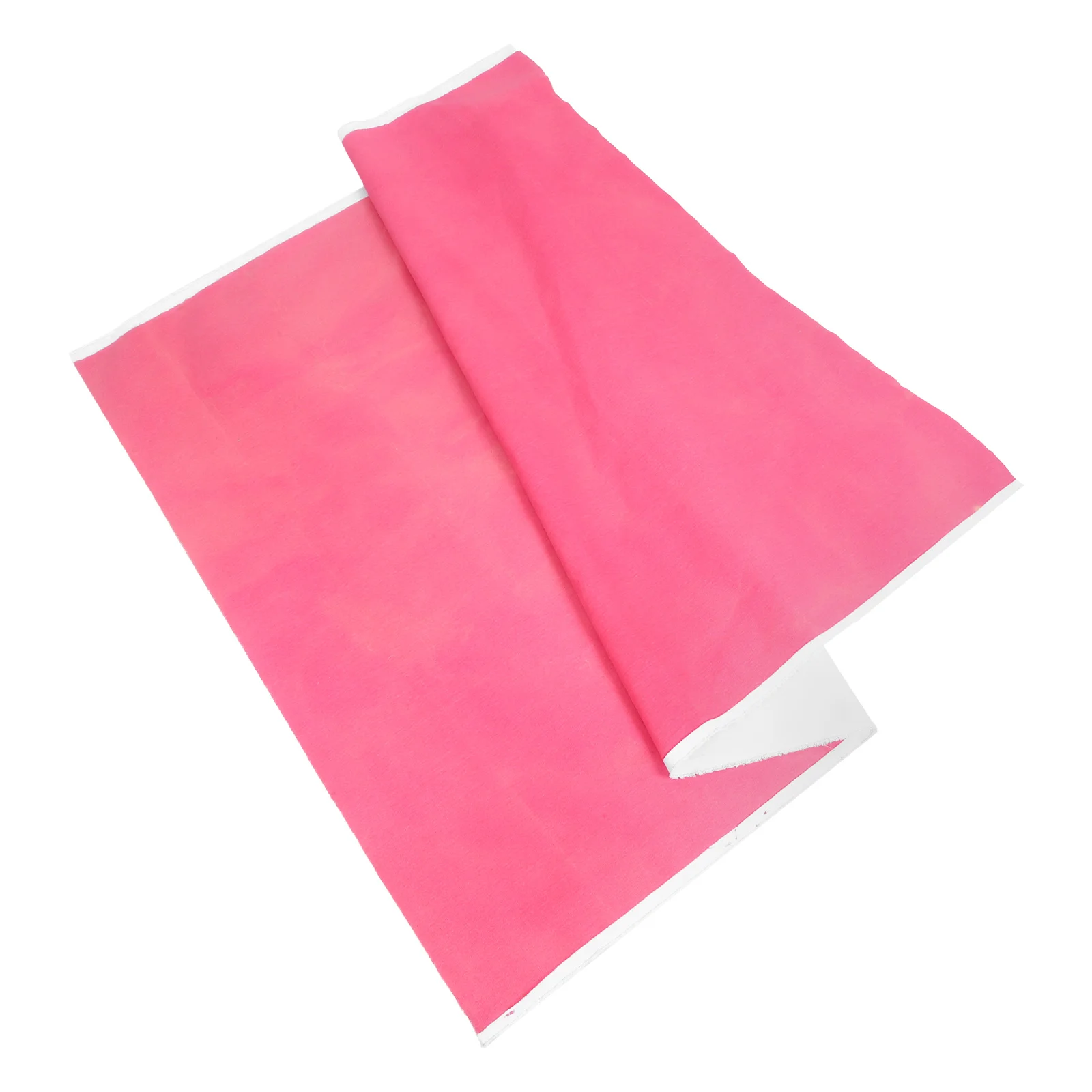 

28°C Temperature-Sensitive Color-Changing Cloth For Crafts Party Decorations Garment Projects Soft Polyester Vibrant Rosy Yellow