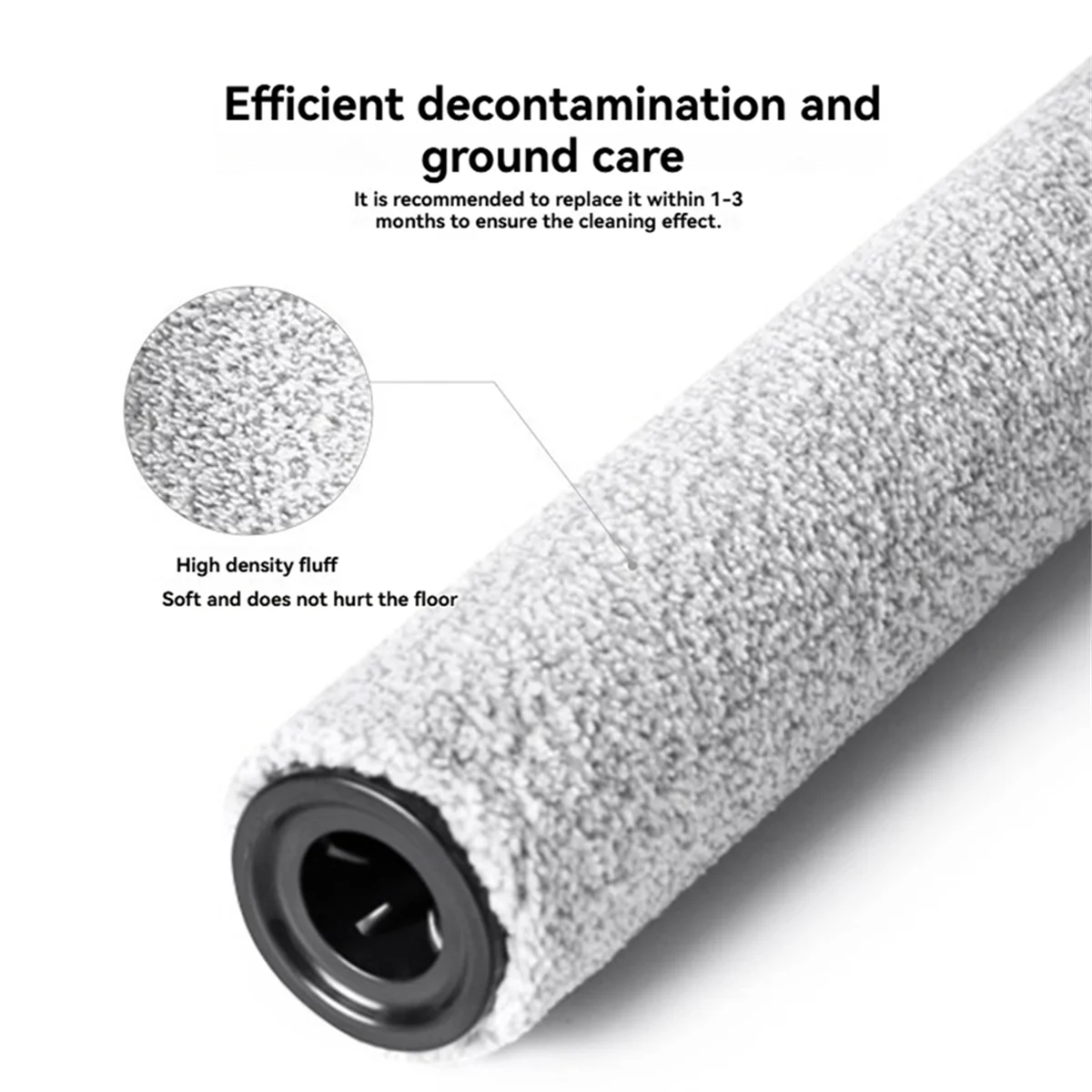 UNCL Rullo spazzola in spugna per accessori per aspirapolvere JONR ED12 Kit aspirapolvere per pulizia pavimenti con rullo spazzola per pavimenti