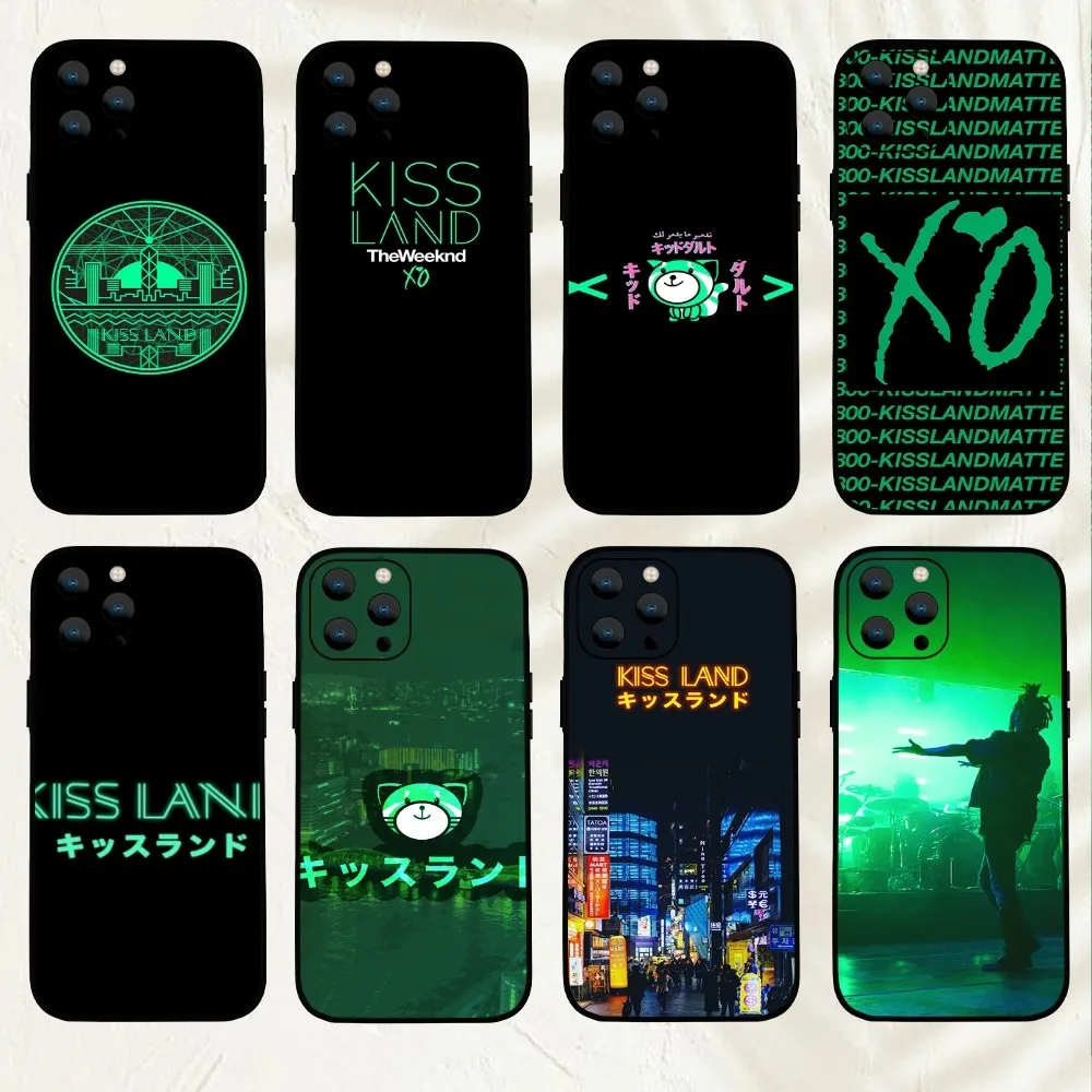 Kiss Land The Weeknd  Phone Case For iPhone Mini 11 12 13 14 15 Pro XS Max X Plus SE XR Shell