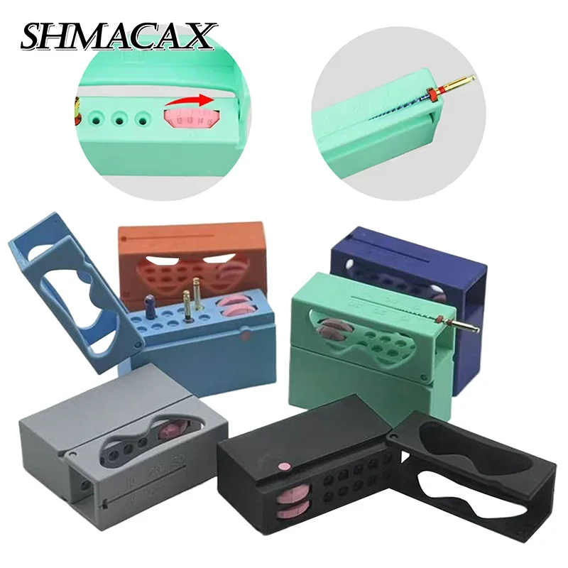

Dentistry Organizer Dental Autoclave Endo Box Plastic Root Canal File Holder Dispenser Organizer Measuring Ruler Box