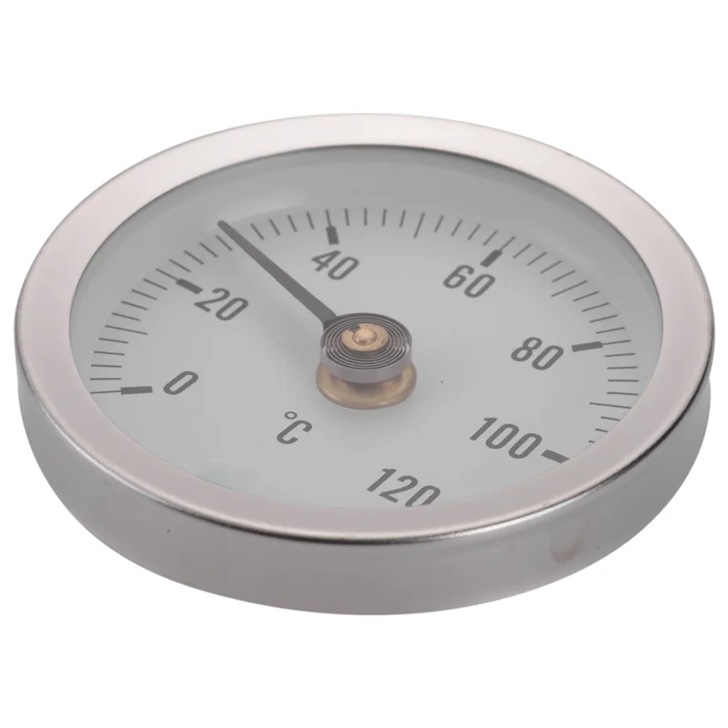 AS95-Ts-W50A Thermometer Heißwasserrohrthermometer Bimetall Edelstahl Oberfläche Rohr Clip-On Temperaturanzeige