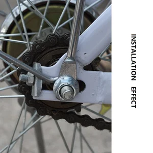 2 PCES Fixed gear bike current adjust screw 35mm 1 speed Incomunding bike current tensor pull tight screws 10 Main Current Stretch Sales - №8
