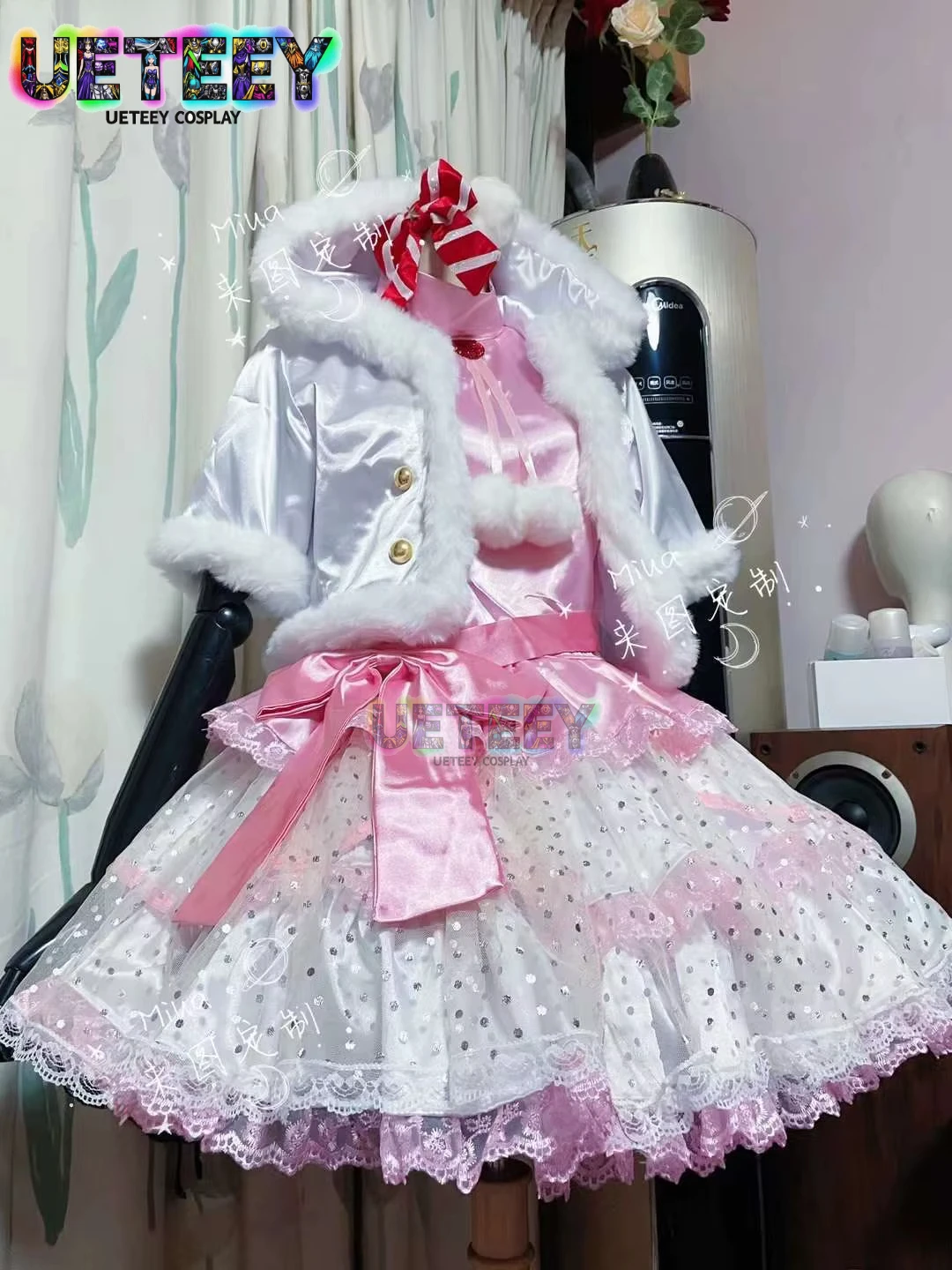 UETEEY Anime Lovelive Yazawa Niko Snow Halation etapa dulce lindo uniforme de actuación Cosplay traje de fiesta mujeres nuevo