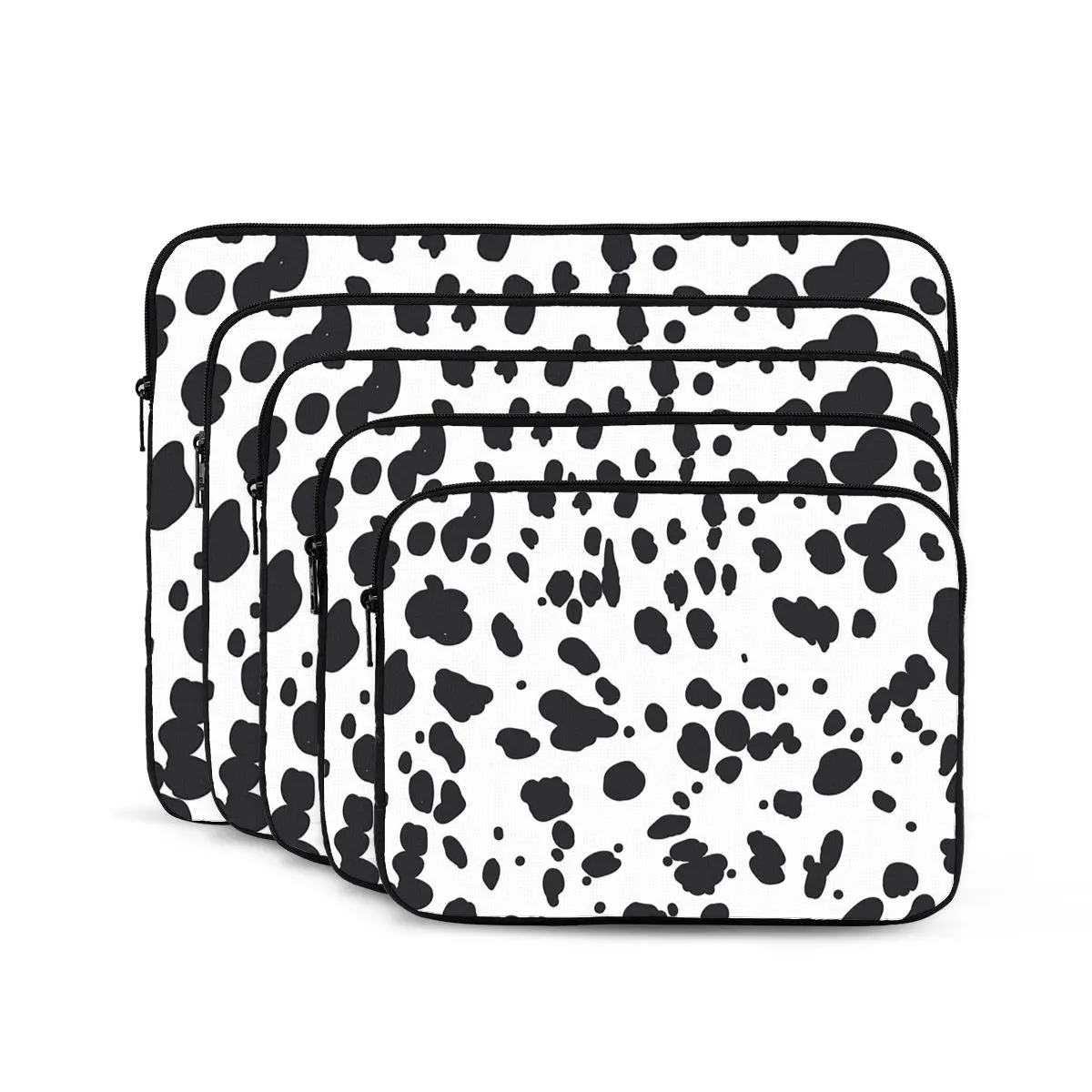 Cow Spots Animal Print Notebook Laptop Bag Case Pouch 10 12 13 15 17 Inch For Macbook Air Pro Tablet Shockproof Case Bag