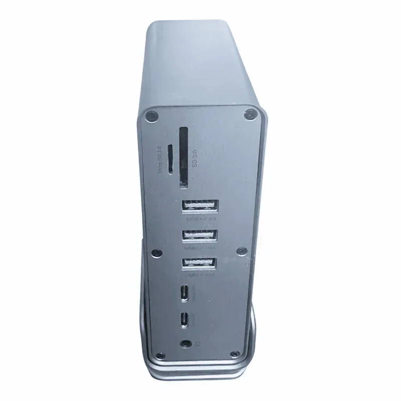 Type-C 15-in-1 hub hub, gigabit network port desktop vertical USB multi-interface splitter