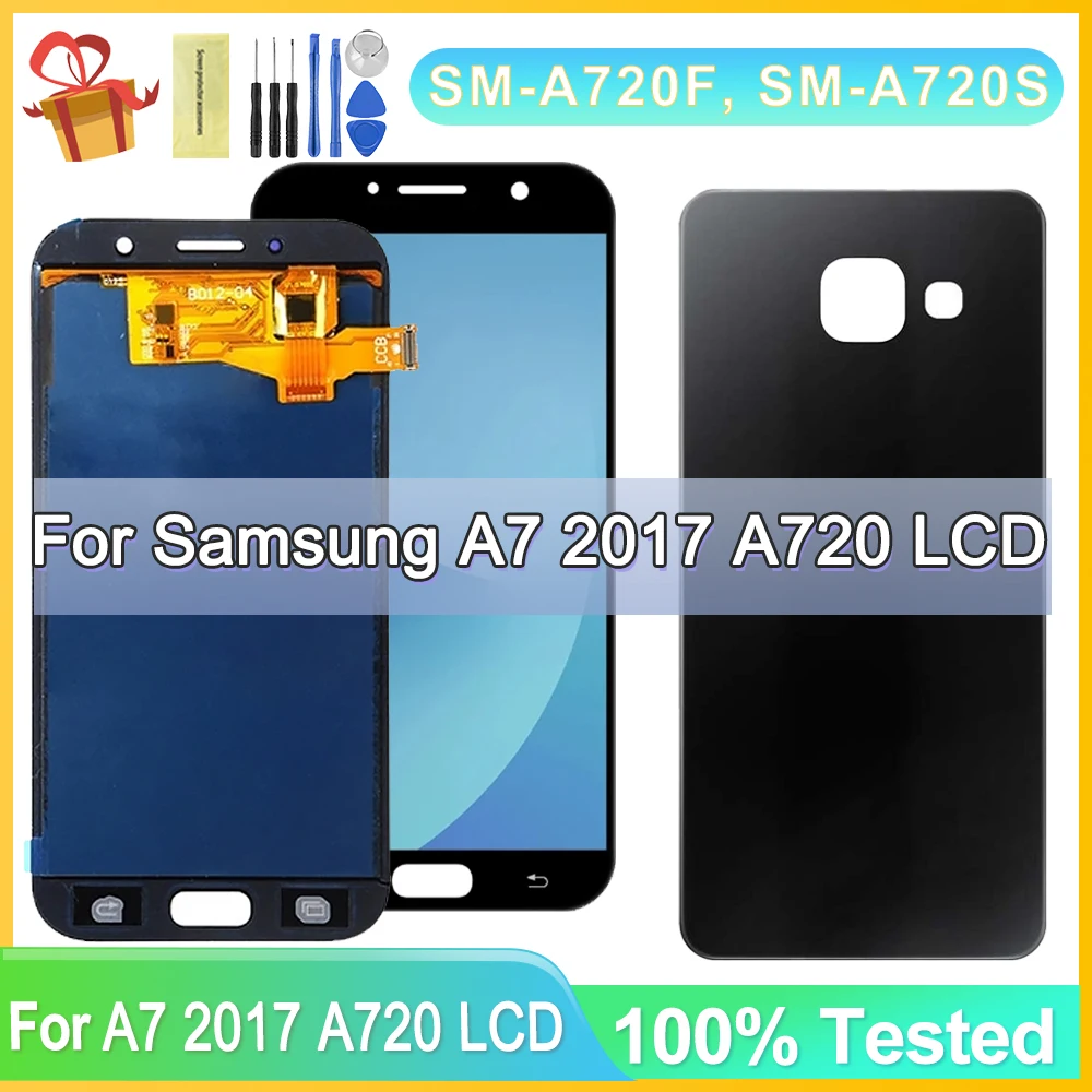 

TFT For Samsung Galaxy A7 2017 A720 Display Touch Screen Digitizer Assembly Replacement For Samsung A720F A720M SM-A720F