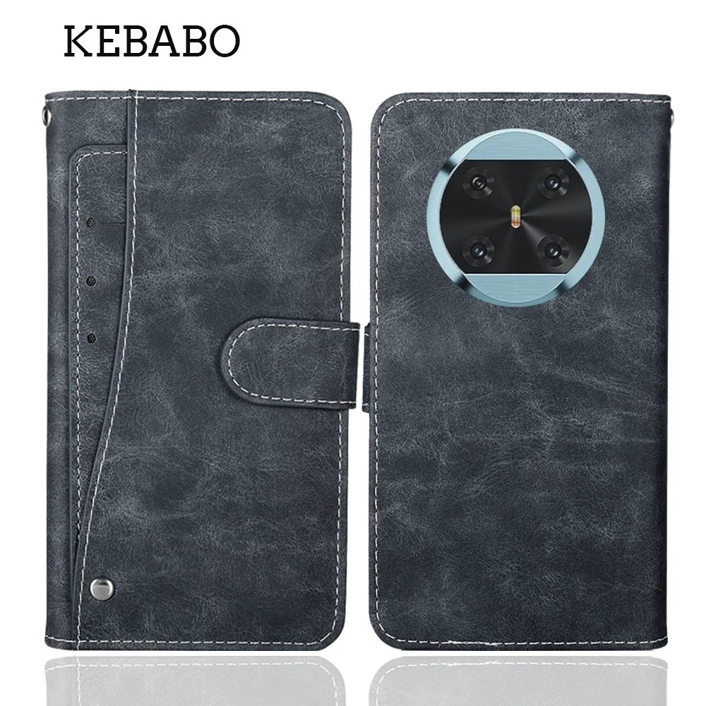 

Leather Wallet Cubot X90 Case 6.67" Fashion Luxury Protective Customize Cover Phone Vintage Book Style