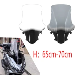 Motorcycle Front Windshield Windscreen Wind Deflectors Fit for HONDA PCX160 2023