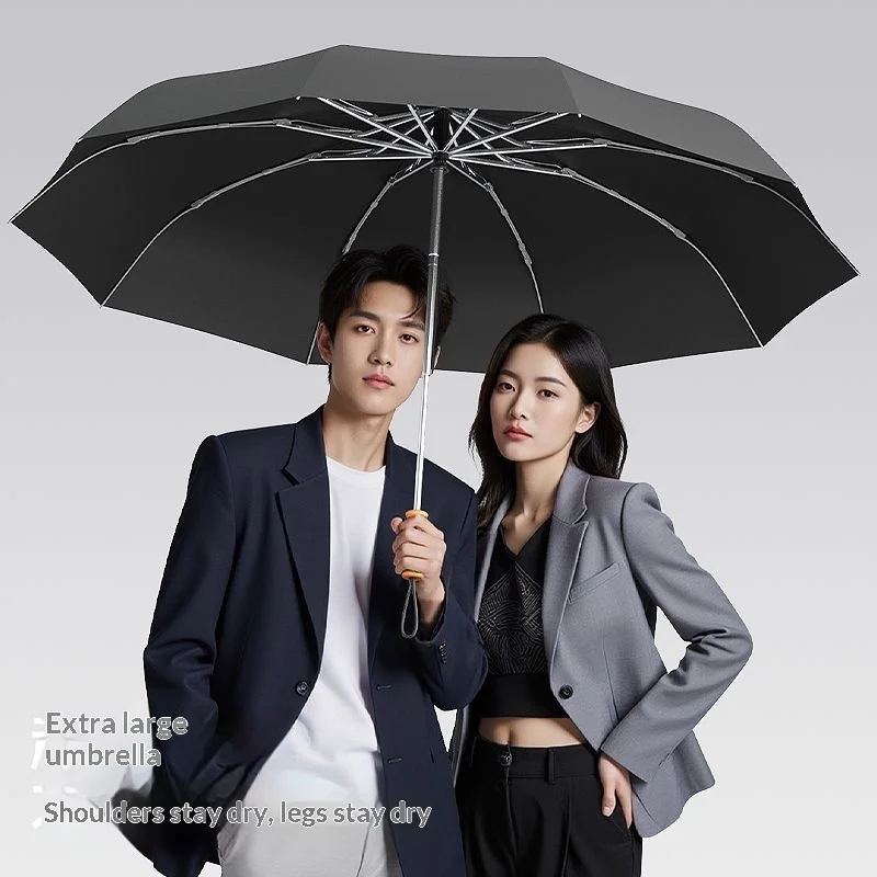 

Automatic Umbrella for Men Extra Large Thickened Windproof Heavy Rain Premium Car Foldable Umbrella