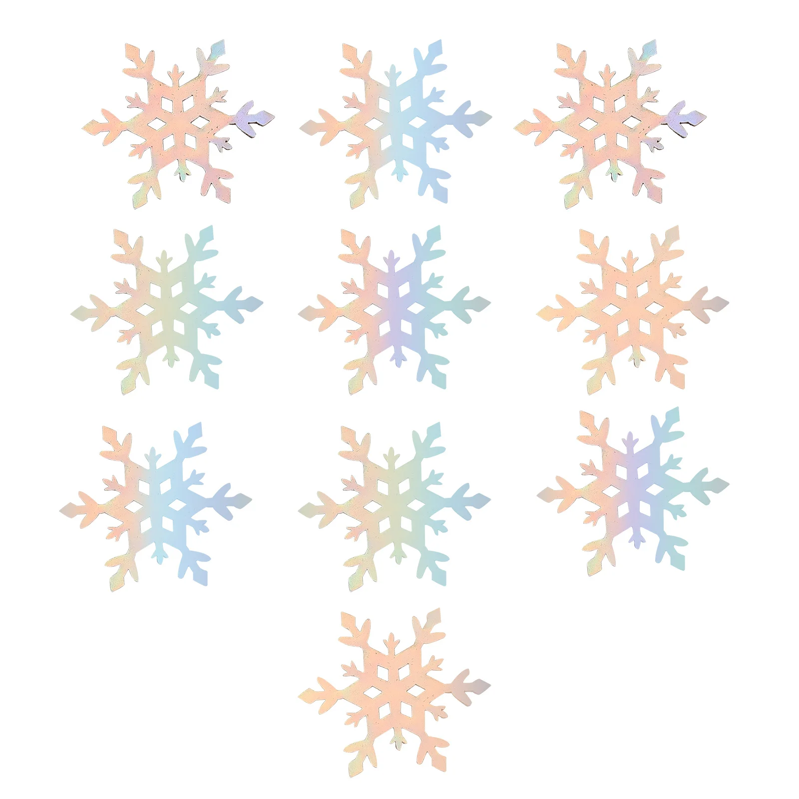 

10Pcs Snowflake Patches DIY Clothing Accessories Easy to Use for Hiding Damaged Spots on Clothes and Accessories