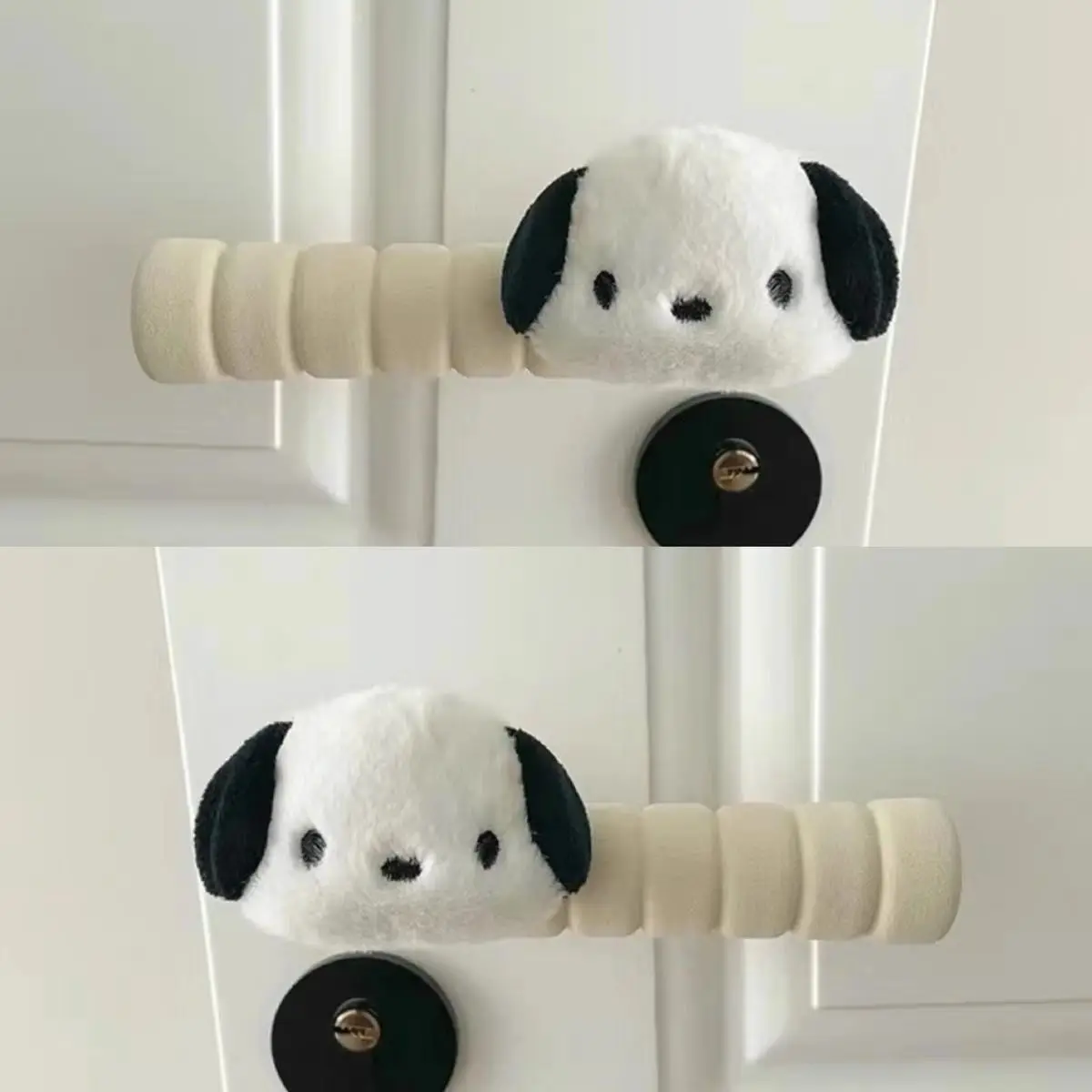 سانريو مقبض الباب قفازات Kawaii بلدي ميلودي Pochacco Pompompuri غرفة المعيشة غطاء مقبض الباب غرفة نوم المنزل الديكور الإبداعي