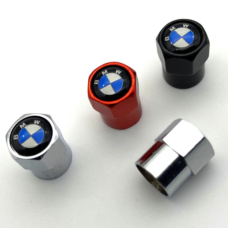 4Pcs Metal Car Wheel Tire Air Valve Caps Stem Covers For BMW M Performance E36 E39 E46 E60 E90 X2 X1 X3 X5 E46 E39 E70 M3 M5 M6