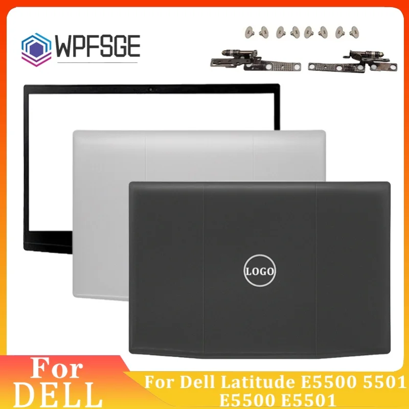 

New For Dell Latitude 5500 E5500 Laptop LCD Back Cover Front Bezel Upper Palmrest Bottom Base Case Keyboard Hinges
