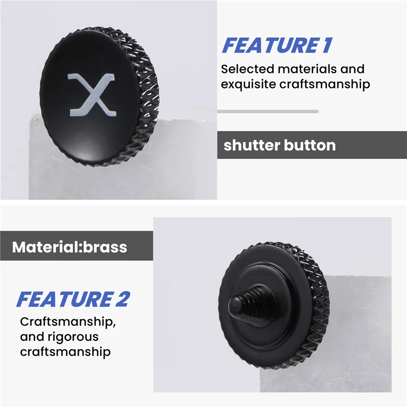 A003 Pasuje do Fujifilm X100V X100F X100S X30 X10 XT30 XT20 XT10 XT4 XT3 XT2 XE3 XE2 Akcesoria do przycisków migawki aparatu