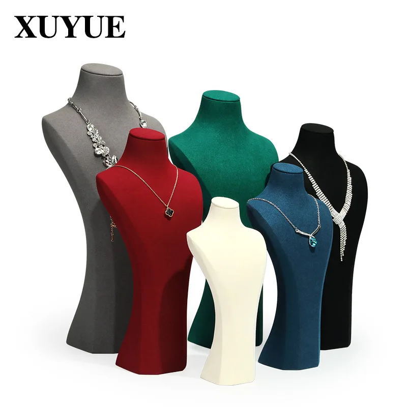 

New jewelry props super fiber model display rack Necklace Pendant Jewelry placement table display model jewelry rack