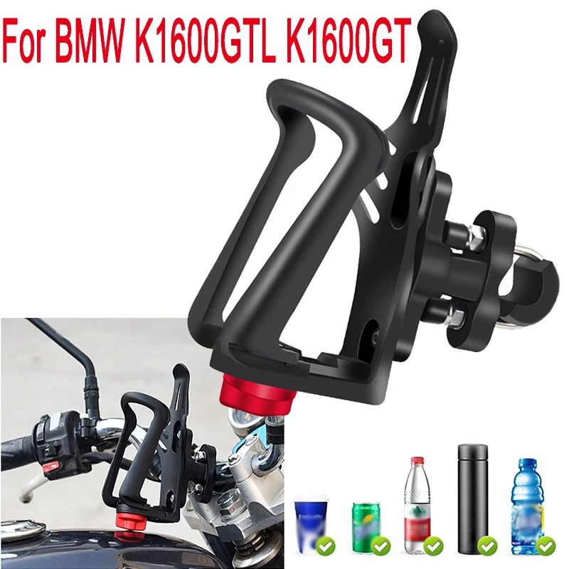 

For BMW K1600GTL K1600GT K1600 GTL K 1600 GTL GT Accessories Beverage Water Bottle Cage Support Drink Cup Holder Stand Moto