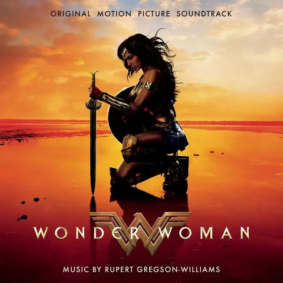 Movie Wonder Woman Rupert Gregson Williams Music CD Greatest Hits OST Album 2pcs Music Record Cosplay Walkman Soundtracks Box