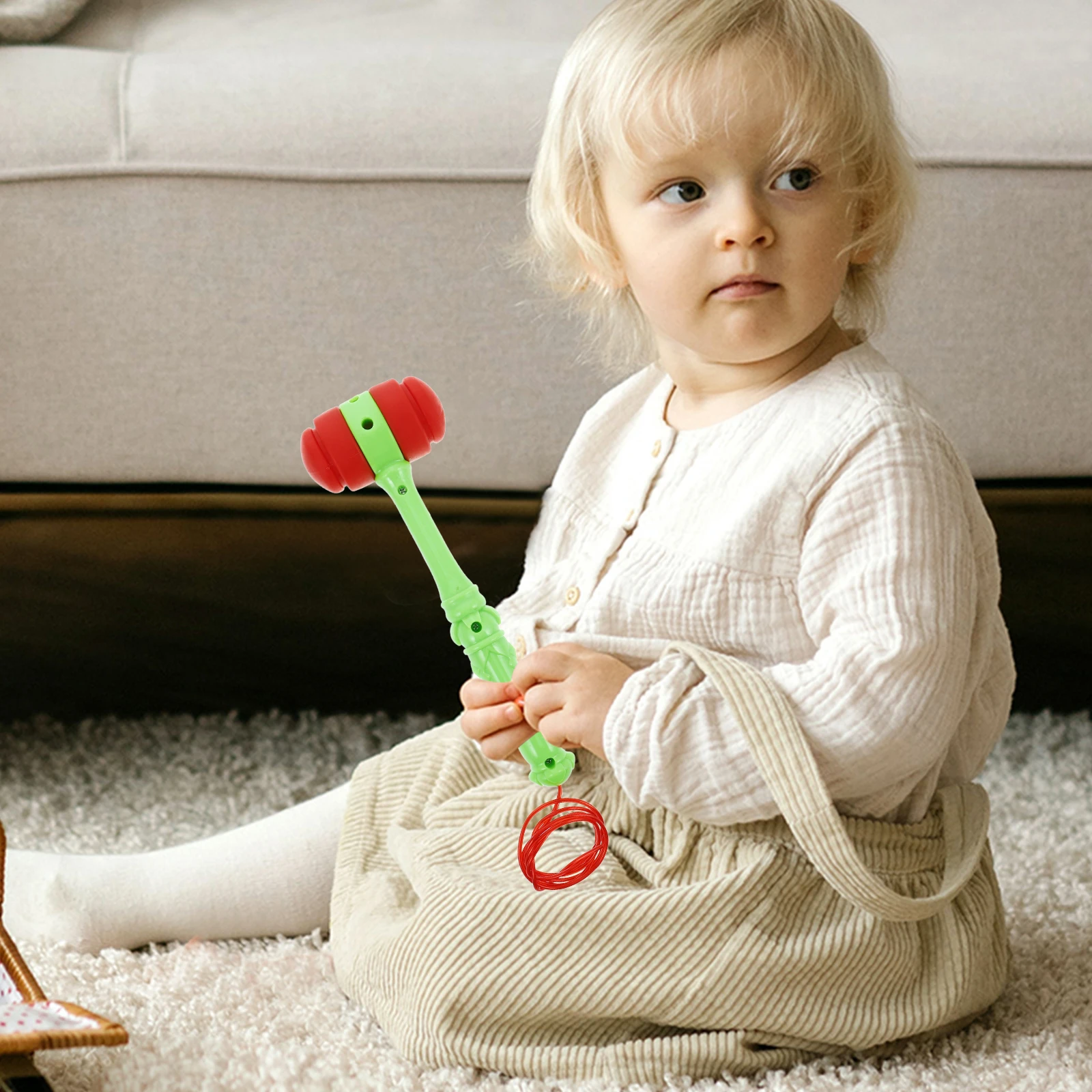 

Pounding Hammer For Kids Interactive Play Vibrant Color Plastic Mallet Toddler Game Educational Montessori Set