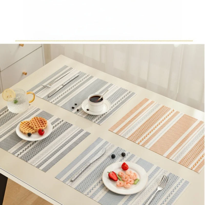 

Meal Mat, Dining Table Mat, Thermal Insulation Mat, Western Style Mat, Woven Mesh No Wash Bowl Mat, Light Luxury, High-End Feel