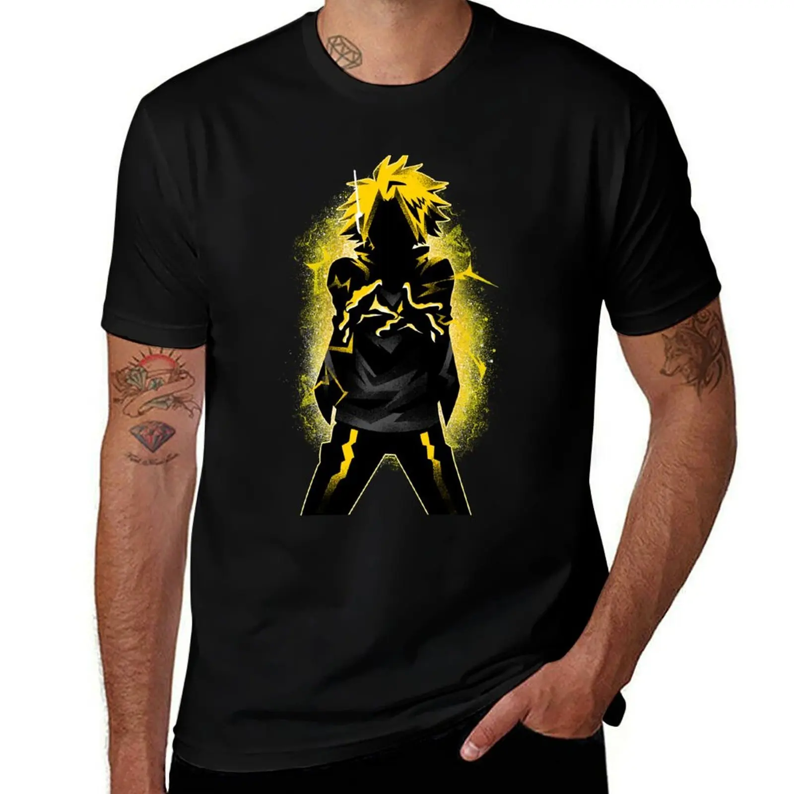 تي شيرت Dark Shadow Denki تي شيرت g man تي شيرت للرجال تي شيرت فاخر للرجال