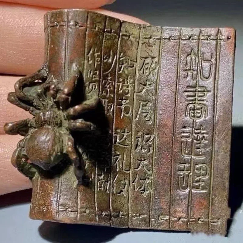 Intellectual and Elegant Bronze Artifacts, Four Treasures of the , Pen Holder, Study Room Decoration, Desktop Tea Pet, Anti