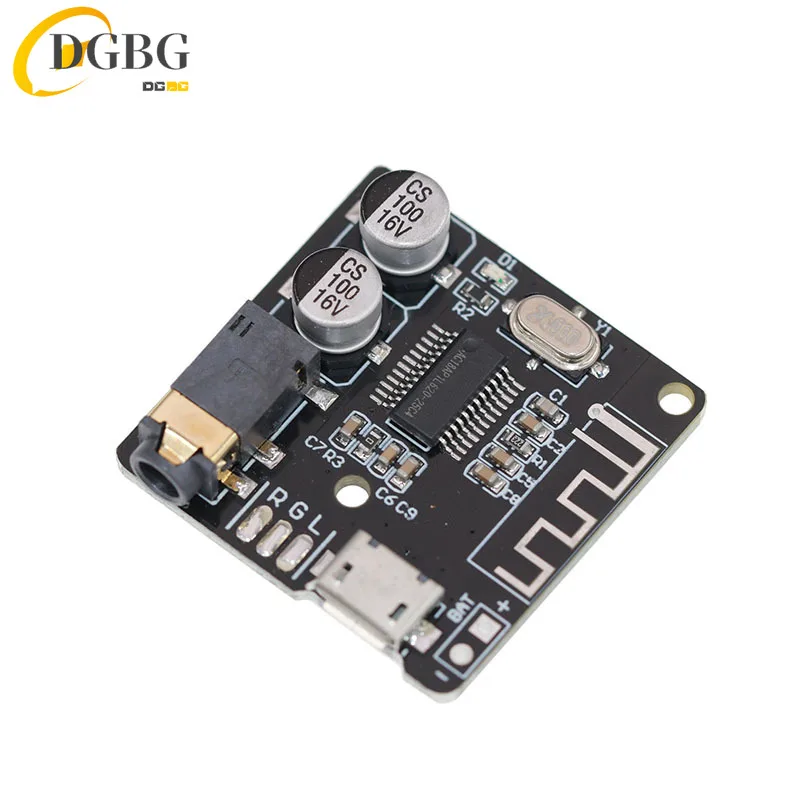 1-5PCS DIY BT Audio Receiver Board BT 4.1 / 5.0 MP3 Lossless Decoder Board Wireless Stereo Music Module DC3.7-5V