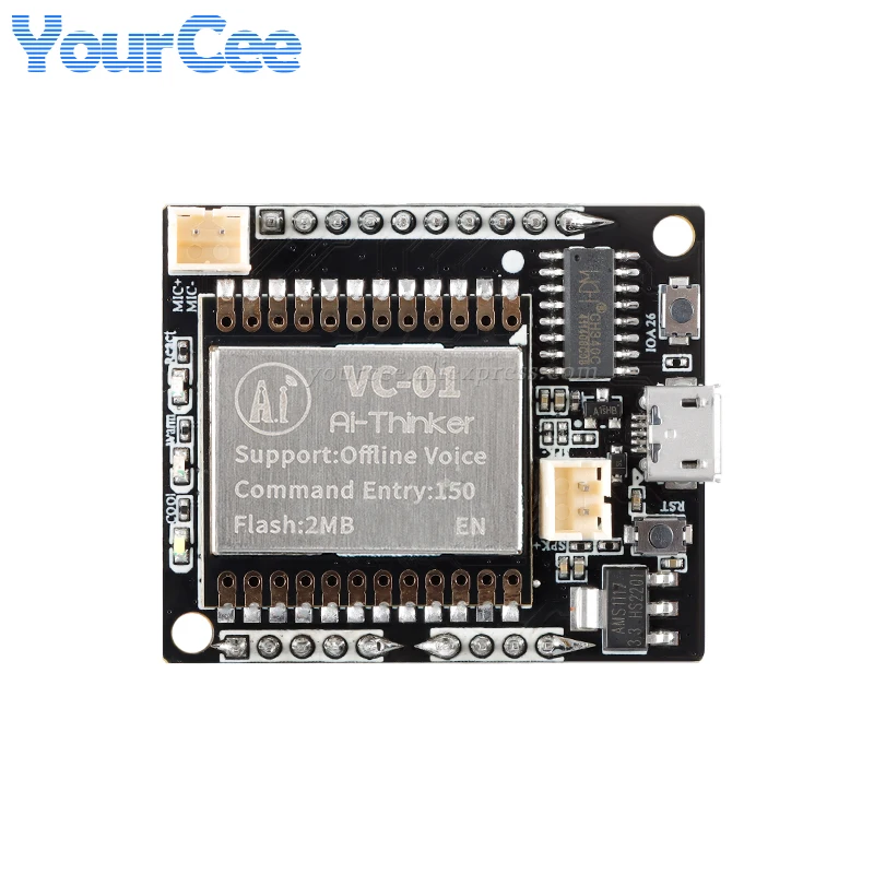 VC-01AI Intelligent Network-free Pure Offline Voice Development Board Offline Recognition English Voice Control Module