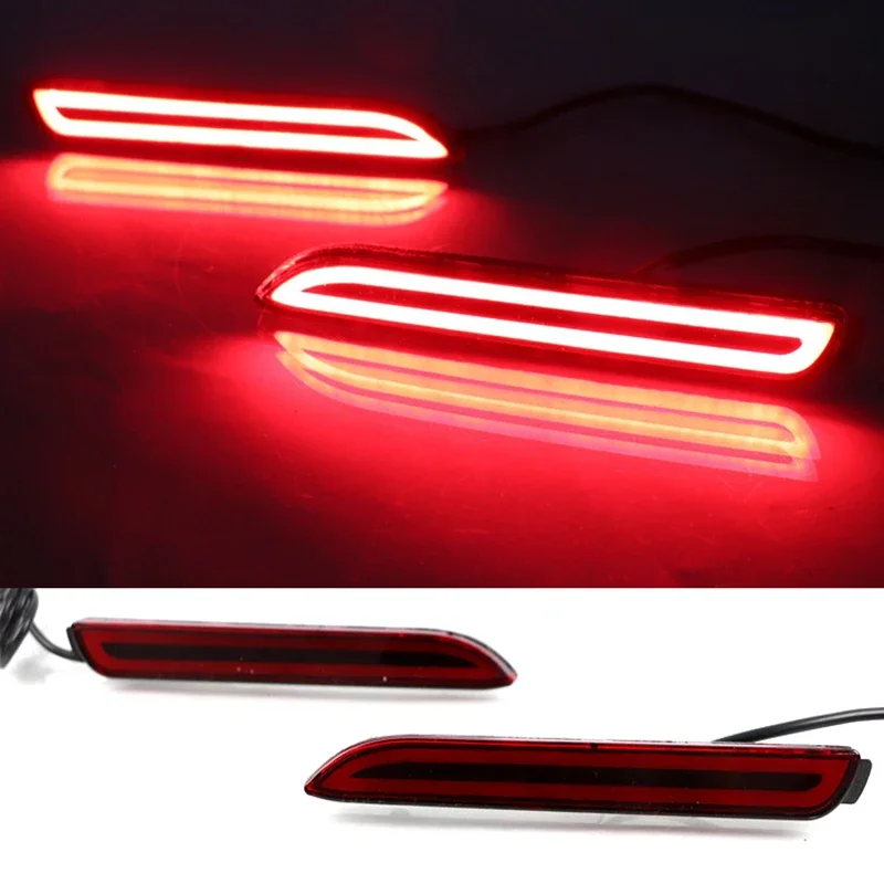 Car Rear Bumper Reflector Light for Toyota Camry Sienna Venza Tail Lamp Automobile Brake Light Durable 3 Function Fog Lamp - Image 2