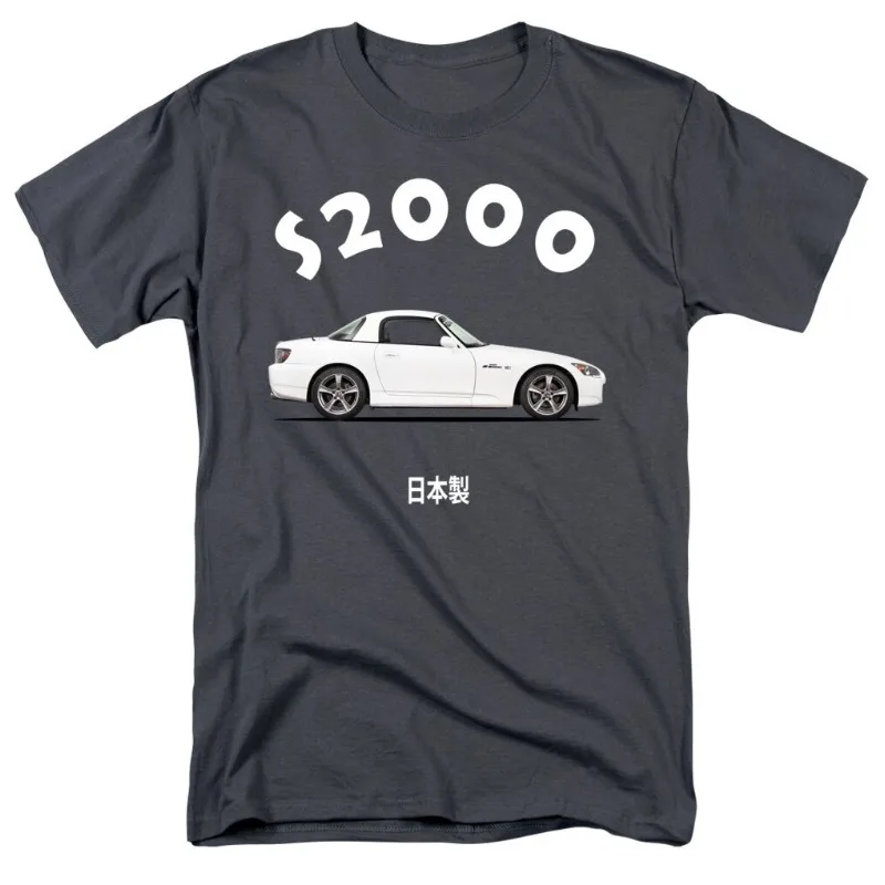 

Honda Men's and Women's T-shirts Summer New The S2000 Racing Motorcycle Riding Off-road Enthusiasts Short-sleeved Retro Top