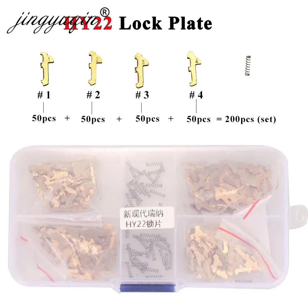 Jingyuqin Auto Lock Riet Hyn11/Hy22/Hy16 Vergrendelingsplaat Voor Hyundai Elantra Ix30/35/S8/K5/Verna Kia Auto Key Lock Reparatie Kits