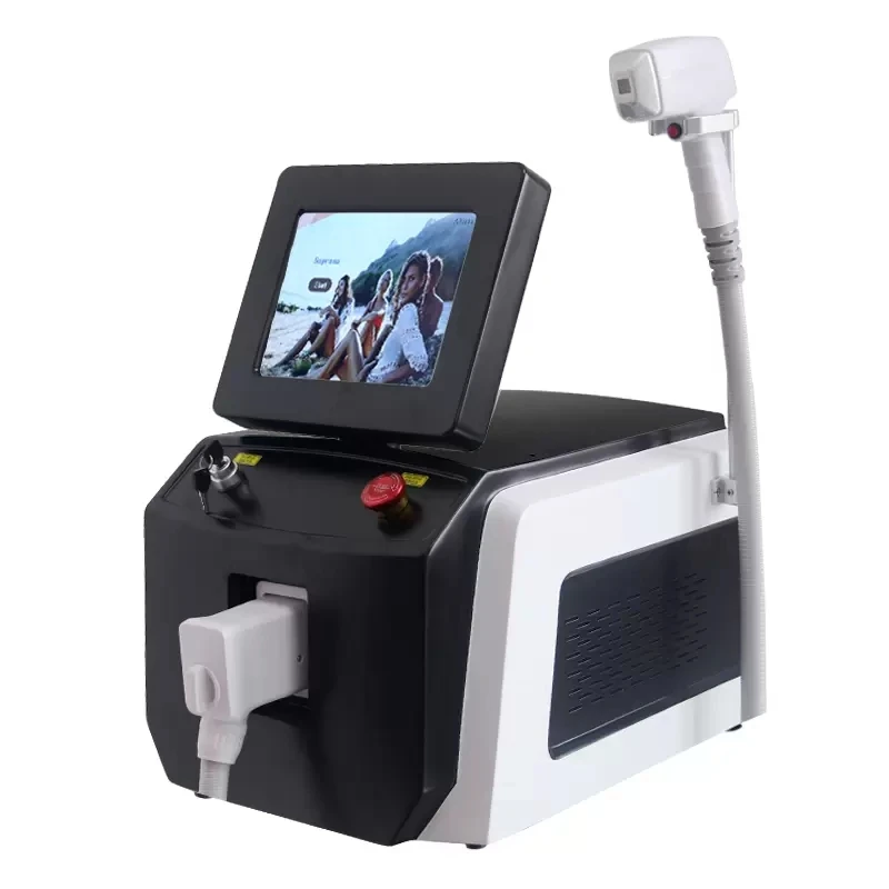 5000W 808 Diode Lase Hair Removal Machine 3 Wavelength Alexandrit LCD Skin Rejuvenation Permanent Icy