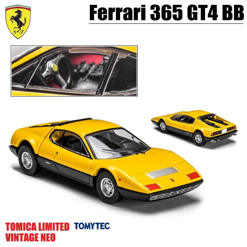 TAKARA TOMY TOMYTEC Tomica 1/64 TLV Ferrari 365 GT4 BB Legering Speelgoed Motor Diecast Metaal Model Geschenken