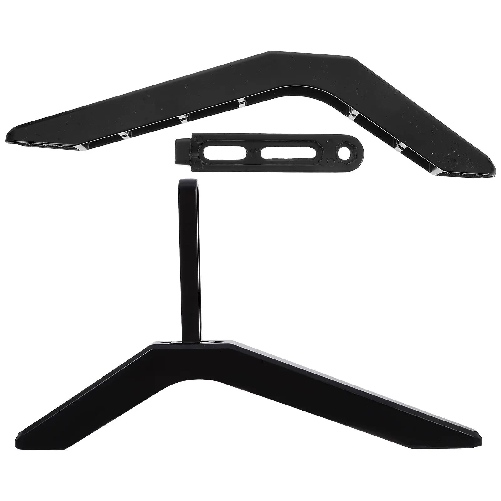 2Pcs Easy Install TV Stand Mount Bracket No Drilling Required Space Saving TV Holder Stand for Flat Panel Tvs on Any Level