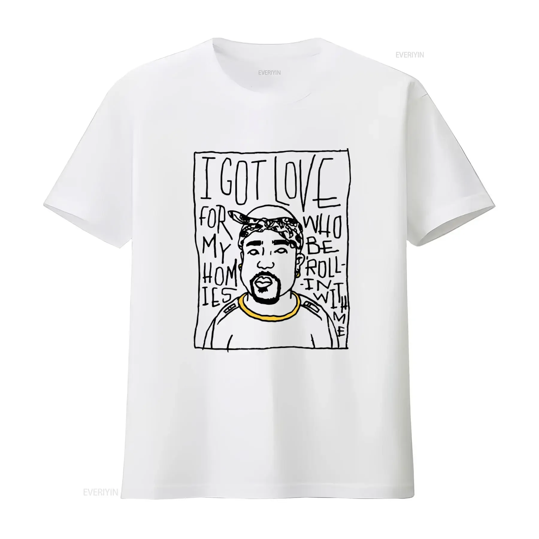 I Got Love by Nate Dogg Music Pimp G Funk Classics T Shirt Vol 1 2 vintage Washed streetwear Top For Everyday Wear Stretched