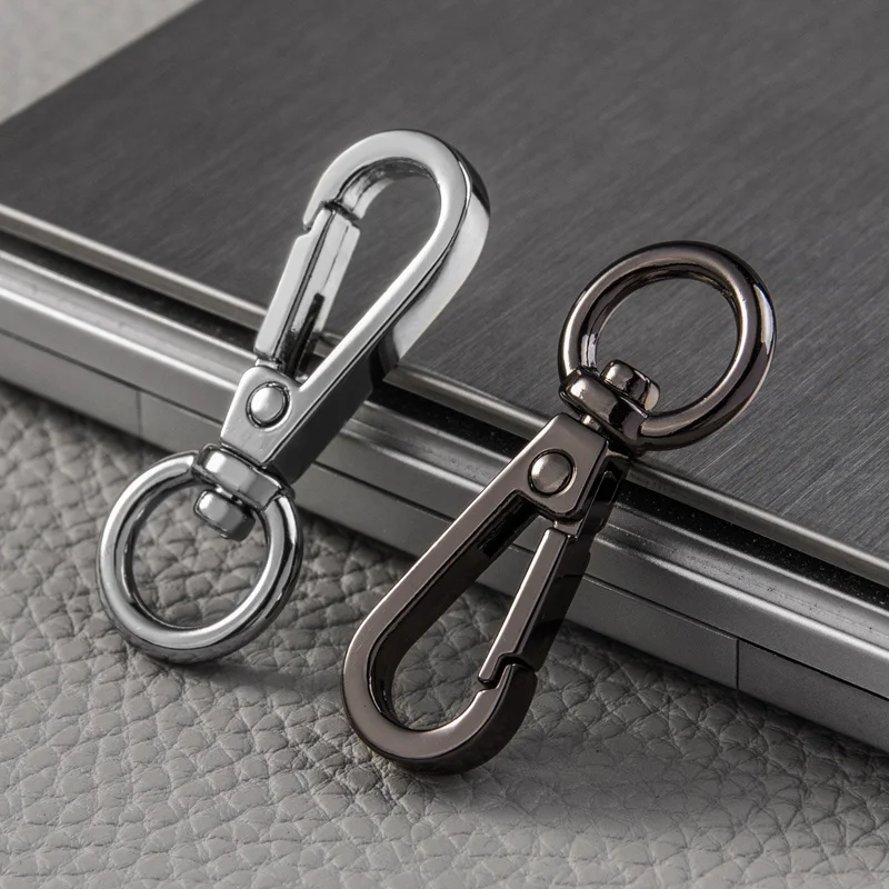 10Pcs Swivel Lobster Clasps, Classic Swivel Trigger Snap Hooks, Push Gate Snap Hook Bag Clips for Lanyard DIY Outdoor Keychain