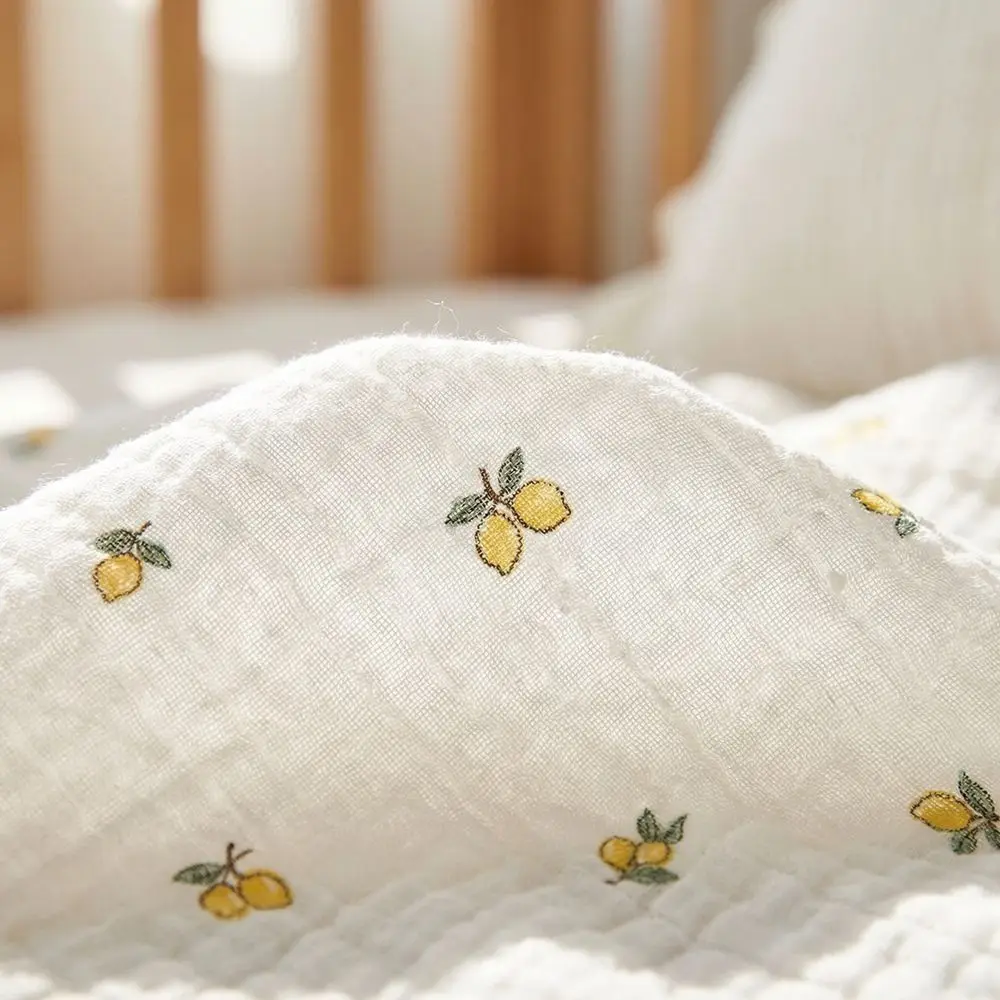 Cotton Breastfeeding Nursing Cover Adjustable Breathable Breast Feeding Blanket Flower Printed Arch Neckline