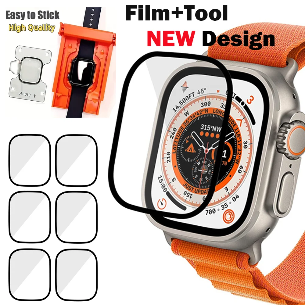 NEW Easy Install Kit tool+Screen Protector For Apple Watch U