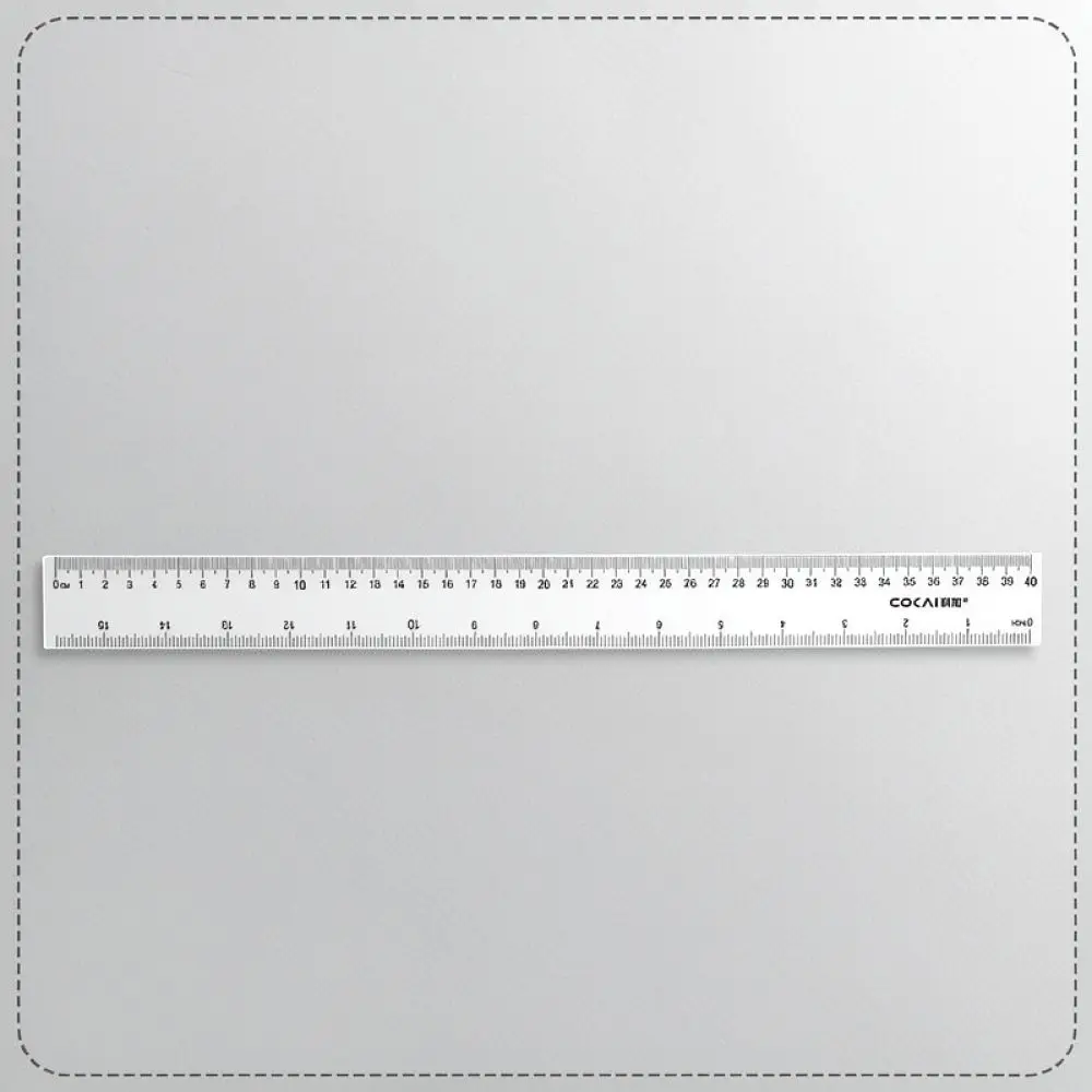 Accurate Transparent Drafting Ruler Plastic Measuring Gauge Clear Scale Stationery For School Student Office Math Work