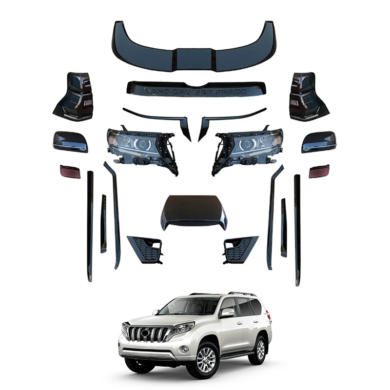 

Factory Price Auto Parts Exterior Modified Accessories Full car Body Kits For Prado 22 Upgrade To Prado Facelift Style