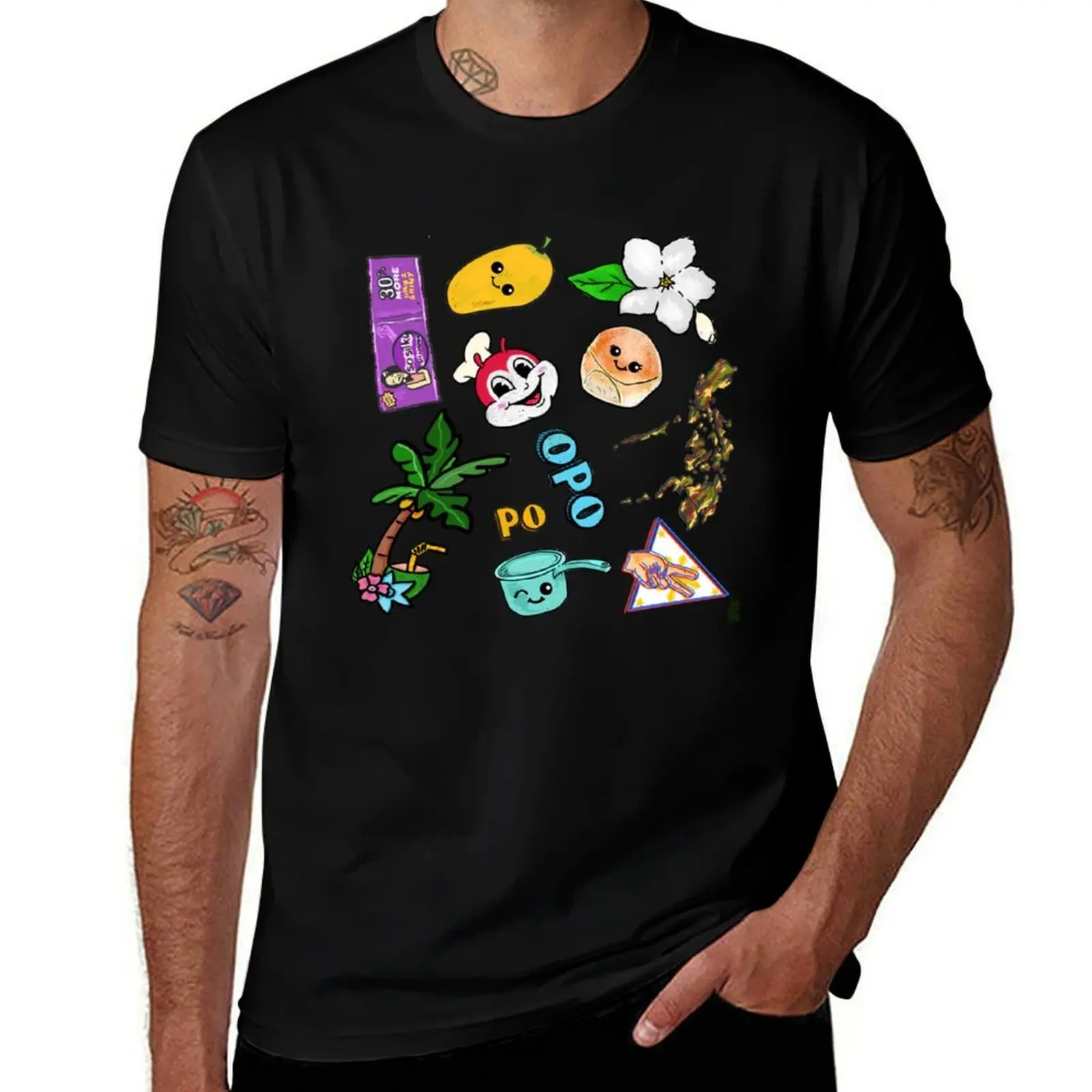 

FILIPINO PINOY THINGS TABO JOLLIBEE KAWAII T-Shirt Plus Size Comfort Fit Tee