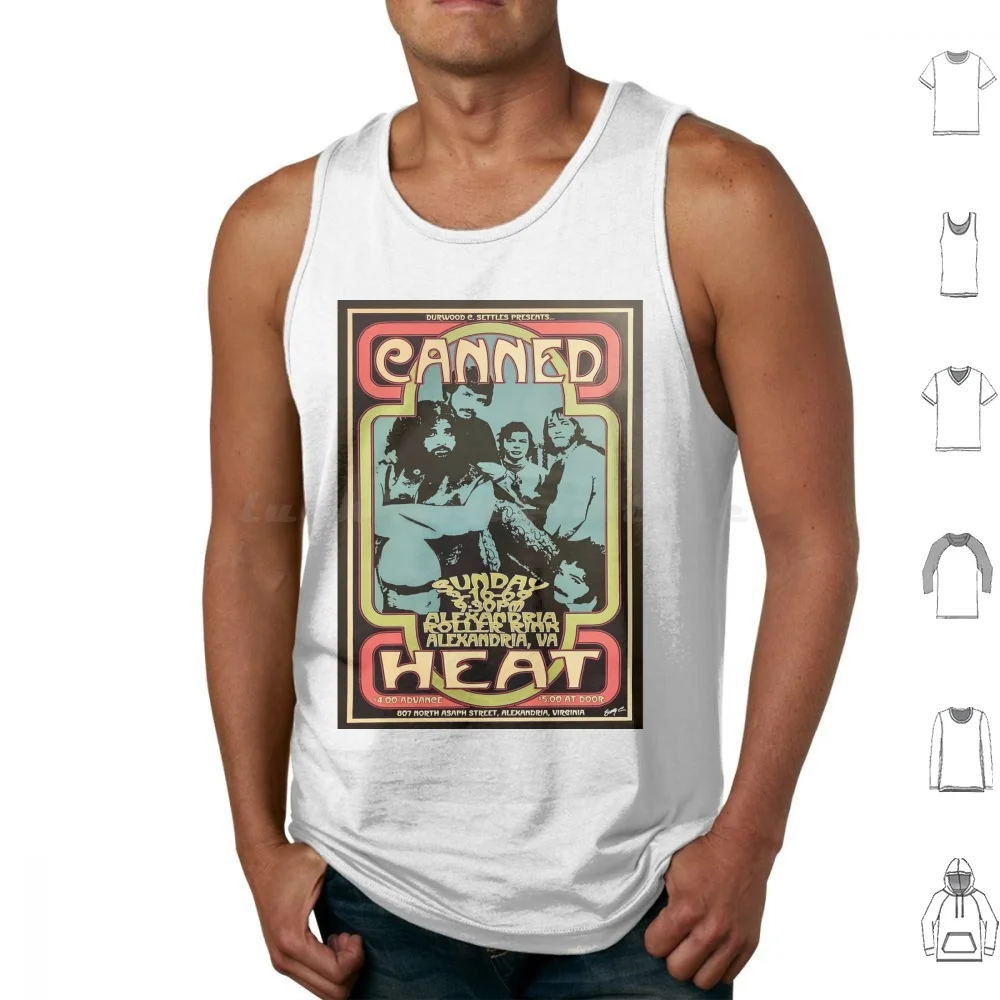 Recreating The Vintage Magic Of Bygone Eras Tank Tops Print Cotton Movie Film Horror Canned Heat Classic Vintage Canned