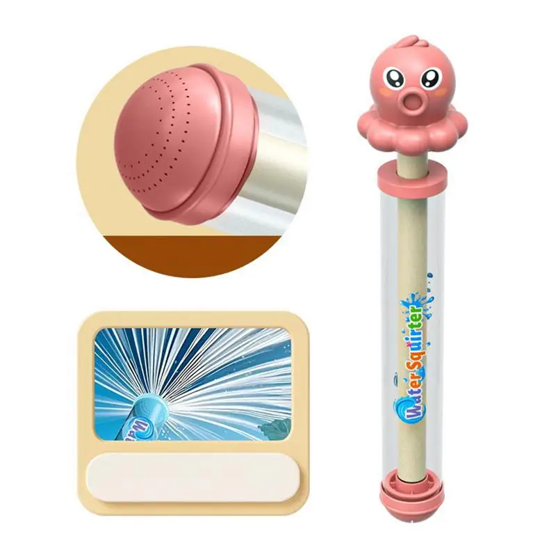 Firework Water Soaker Cartoon Water Squirter Toy Outdoor Backyard Beach Pool Activities Soaker Squirt Toys for Summer