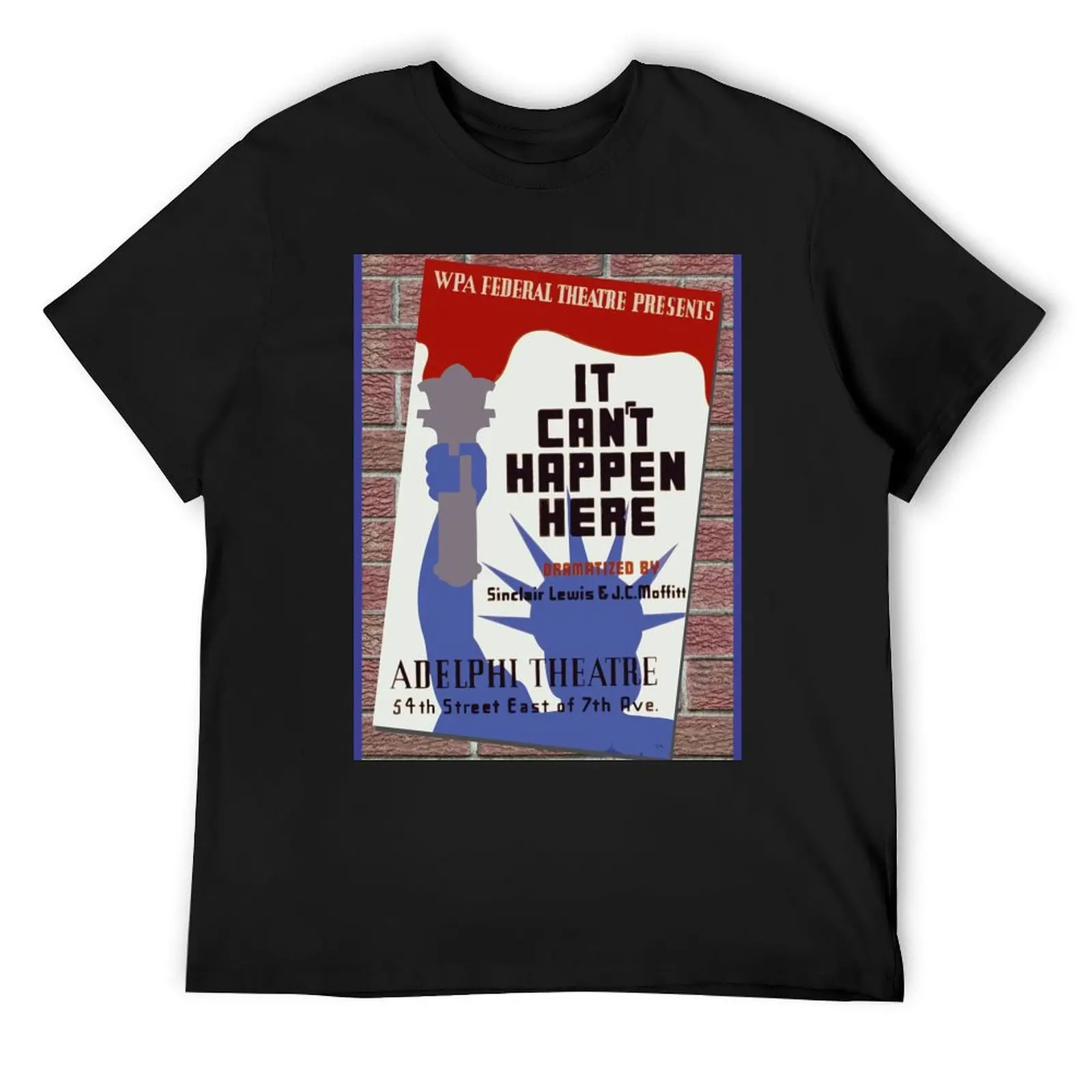 

WPA Play Poster T-Shirt anime t shirts oversizeds Luxury man t shirt for men
