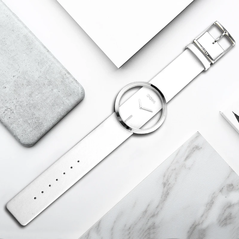 DOM Mulheres Relógios Japão Quartz Movimento Qualidade À Prova D' Água Senhoras De Luxo Relógio De Pulso Moda Simplicidade Relogio Feminino