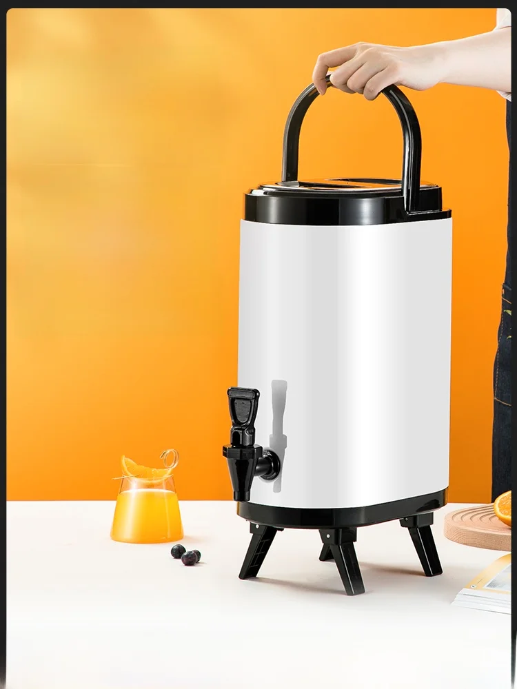 Buet aislado de acero inoxidable 304 de gran capacidad, té de la leche comercial de Venus, Buet de leche de soja op, Buet de agua fría