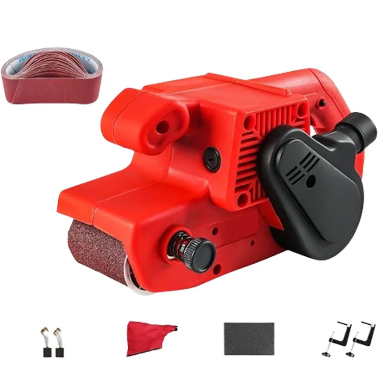 

Portable Belt Sander High Power Belt Grinding Sanding Machine Woodworking Household Sandpaper Machine 220V