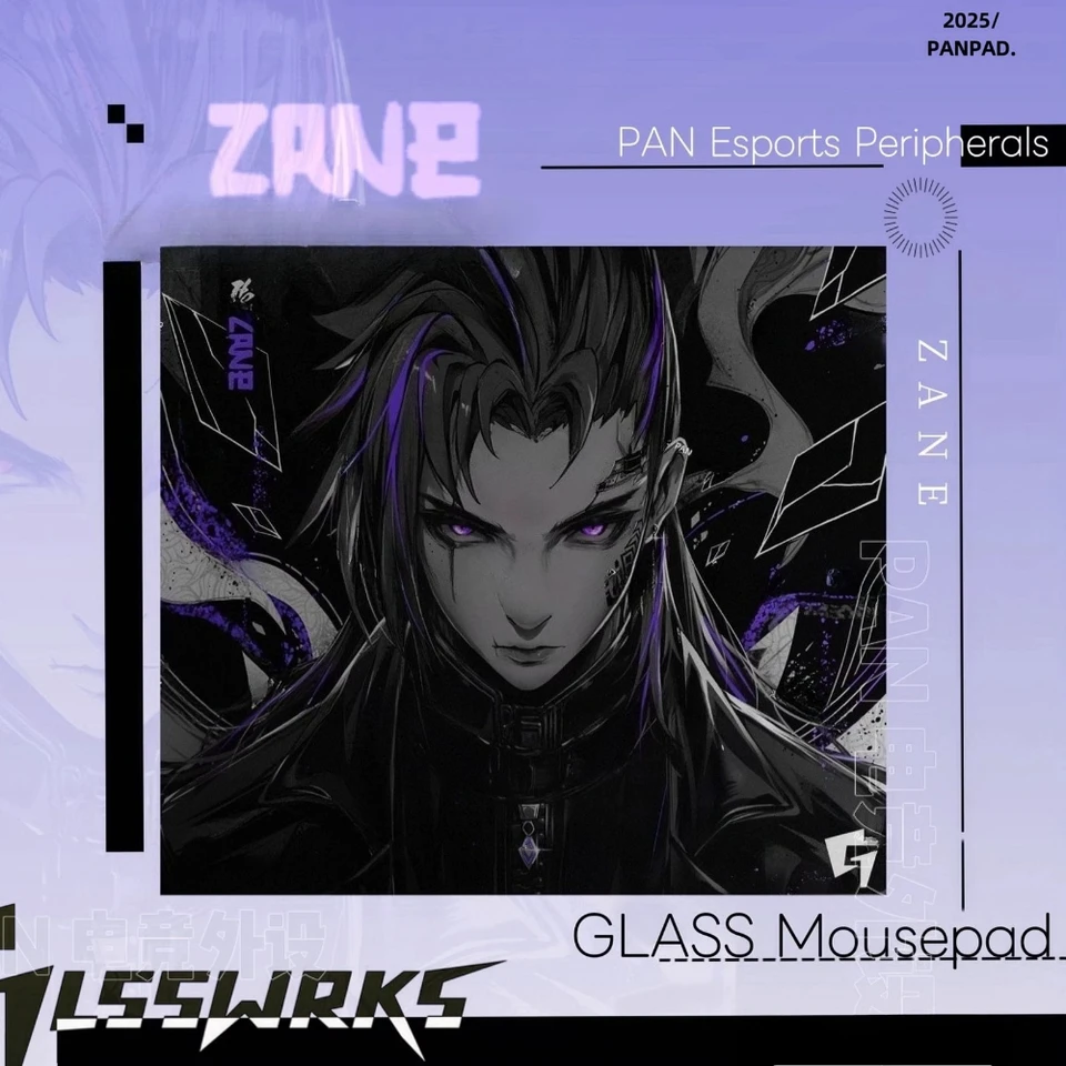 Glsswrks X Zane ガラスゲーミングマウスパッド再現アップグレード