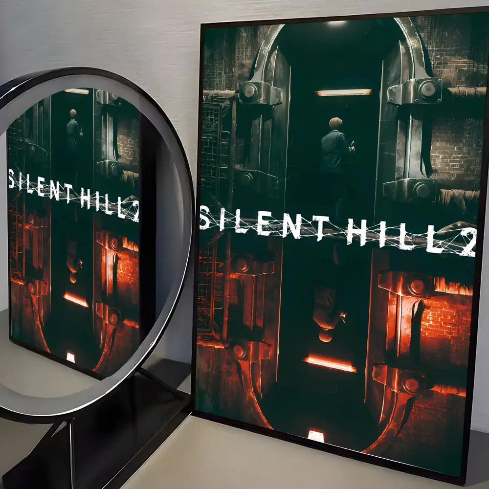 Klassisches Spiel S-Silent Hill 2 Poster, moderne minimalistische Wandkunstdrucke für Schlafzimmer, Wohnzimmer, Heimdekoration, Inneneinrichtung, Geschenk – Detail 19