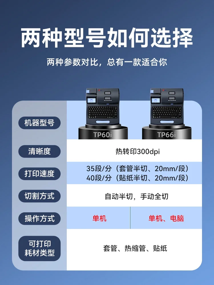 Number tube marking machine Cable printer Sleeve printing machine Heat shrink tube printer Portable sleeve coding machine