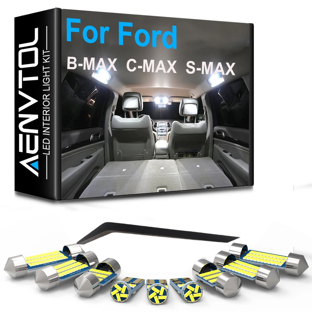 Auto-Innenraum-LED-Leuchten Canbus für Ford B MAX C MAX S MAX 2004 2006 2007 2008 2009 2011 2012 2013 2016 2017 Auto-Leselampe